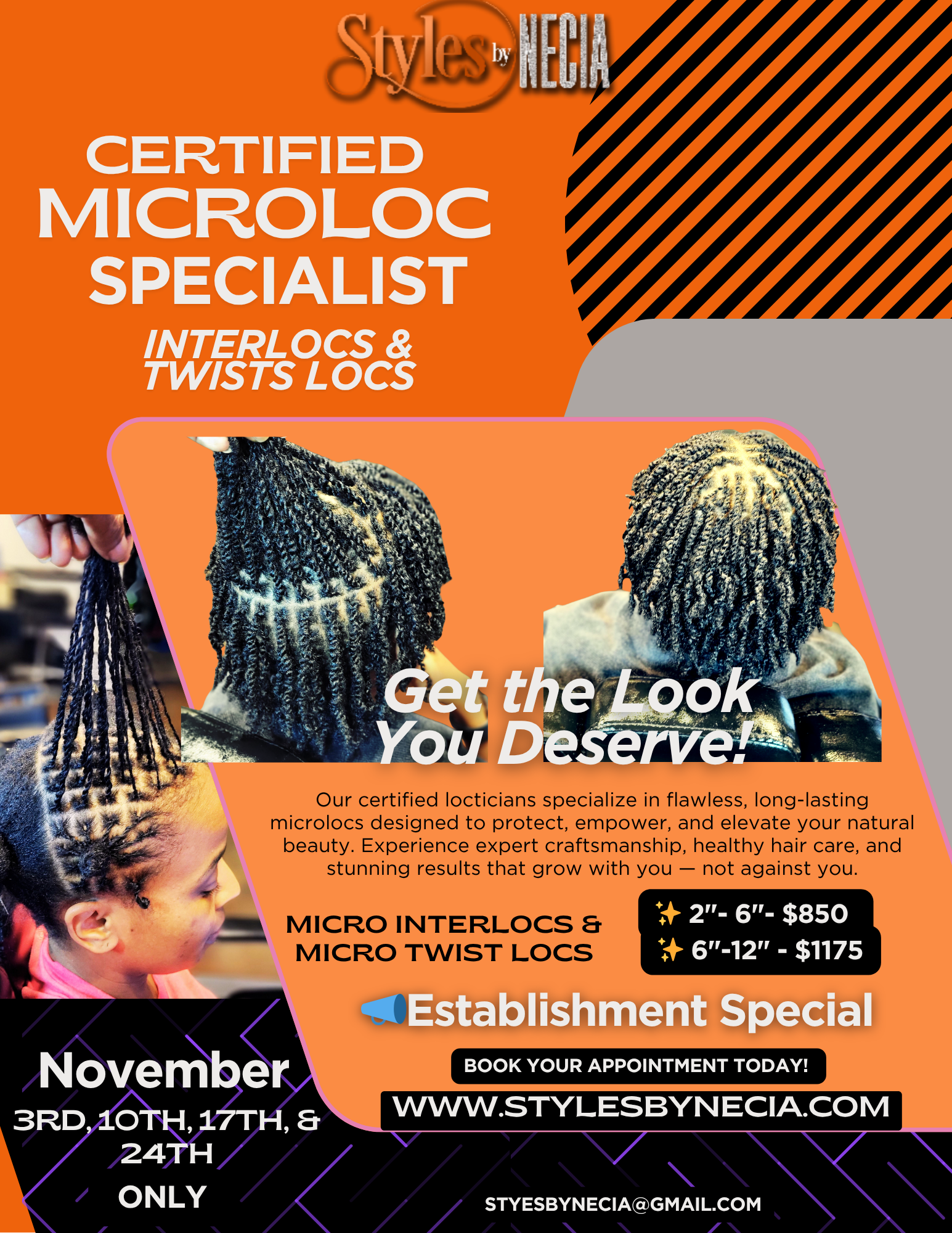 November Microlocs Special Ad